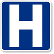 Hospital Symbol Sign