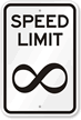 Humorous Speed Limit Sign