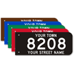 Custom Fire Address Sign   Jumbo