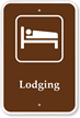Lodging   Campground, Guide & Park Sign