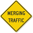 Merging Traffic Sign