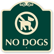 No Dog SignatureSign (with Graphic)