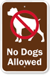 No Dogs Allowed Sign