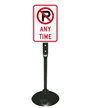 No Parking Any Time Sign and Post Kit