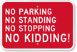 No Parking Sign