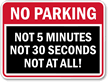 No Parking Sign