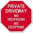 No Trespassing Sign