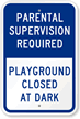 Parental Supervision Required Sign