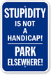 Handicap Parking Sign