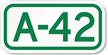 Parking Space Sign A 42