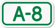 Parking Space Sign A 8