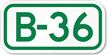 Parking Space Sign B 36