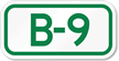 Parking Space Sign B 9