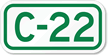 Parking Space Sign C 22