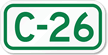 Parking Space Sign C 26