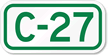 Parking Space Sign C 27