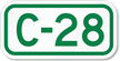 Parking Space Sign C 28