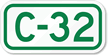Parking Space Sign C 32