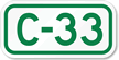 Parking Space Sign C 33