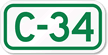 Parking Space Sign C 34