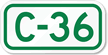 Parking Space Sign C 36