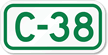 Parking Space Sign C 38