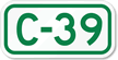 Parking Space Sign C 39