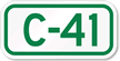 Parking Space Sign C 41