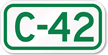 Parking Space Sign C 42