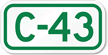 Parking Space Sign C 43