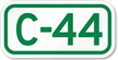 Parking Space Sign C 44