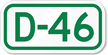 Parking Space Sign D 46