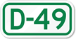 Parking Space Sign D 49