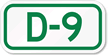Parking Space Sign D 9