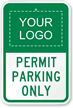 Custom Permit Parking Only Sign