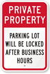 Private Property Sign