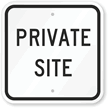 Private Site Sign