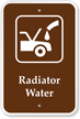 Radiator Water Campground Park Sign