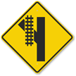 Skewed Crossing Sign