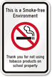 This is a Smoke Free Environment