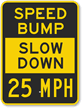 Speed Bump Sign