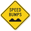 Speed Bumps Sign