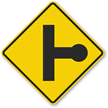 T Junction Road Symbol Sign
