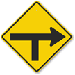 T Junction Sign