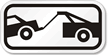 Tow Away Truck Symbol Sign