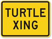 Turtle Xing Sign