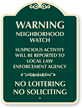 Warning: Neighborhood Watch Sign