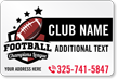Add Football Club Custom Event Vehicle Magnetic Sign