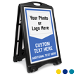 Add Photo or Logo BigBoss Portable Custom Sidewalk Sign