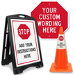 Add Your Instructions Here Custom Stop Sign